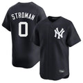Elroe NY.Yankees #0 Marcus Stroman Player Navy Alternate Limited Home Stitched Jerseys