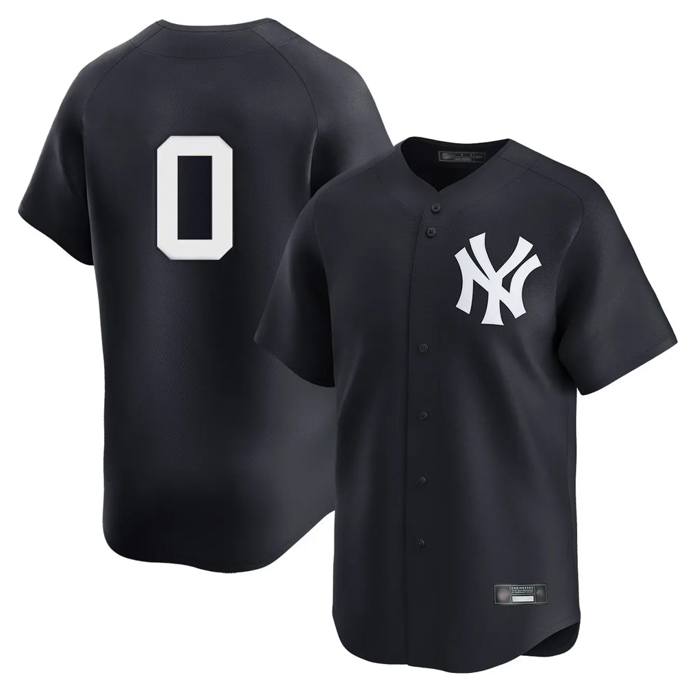 Elroe NY.Yankees #0 Marcus Stroman Player Navy Alternate Limited Stitched Jerseys