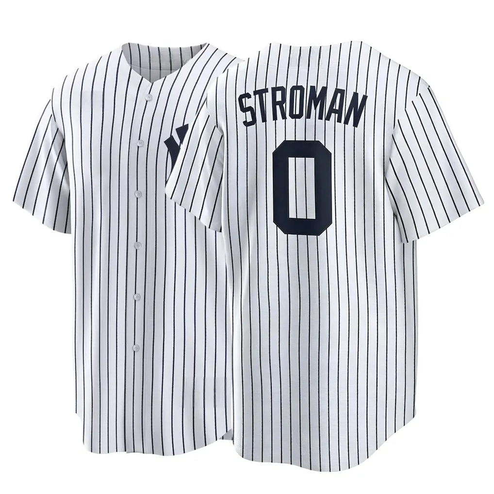 Elroe NY.Yankees #0 Marcus Stroman Player White Game Home Stitched Jerseys