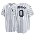 Elroe NY.Yankees #0 Marcus Stroman Player White Game Home Stitched Jerseys