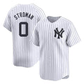 Elroe NY.Yankees #0 Marcus Stroman Player White Limited Home Stitched Jerseys
