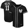 Elroe NY.Yankees #11 Anthony Volpe Player Black Out Game Stitched Jerseys