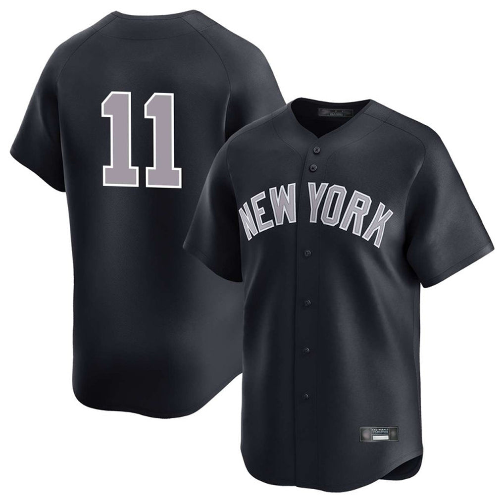 Elroe NY.Yankees #11 Anthony Volpe Player Navy Limited Game Stitched Jerseys