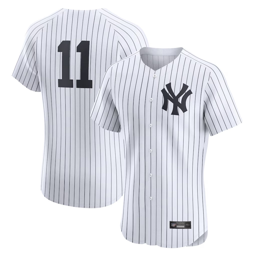 Elroe NY.Yankees #11 Anthony Volpe Player White Limited Elite Home Stitched Jerseys