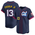 Elroe NY.Yankees #13 Jazz Chisholm Jr Player Navy All Star Limited Home Stitched Jerseys