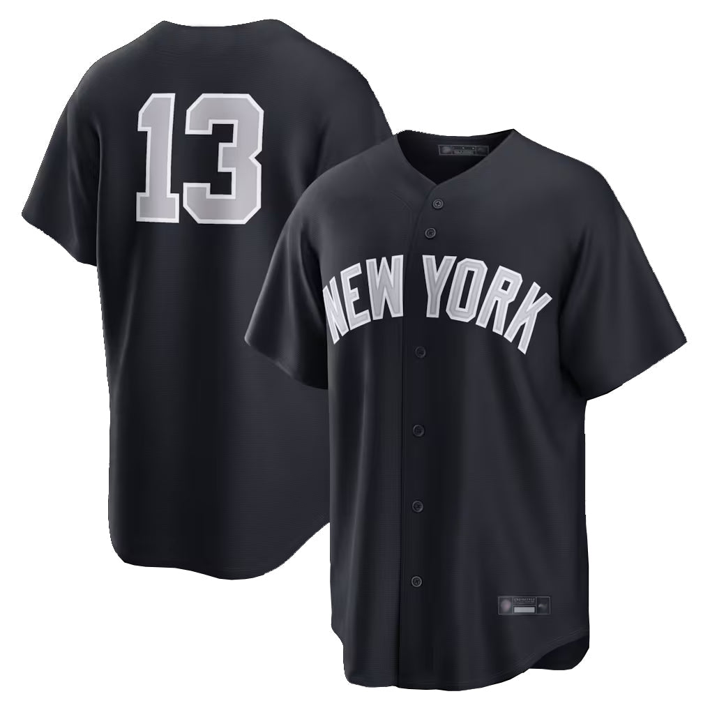 Elroe NY.Yankees #13 Jazz Chisholm Jr Player Navy Game Home Stitched Jerseys