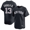 Elroe NY.Yankees #13 Jazz Chisholm Jr Player Navy Limited Home Stitched Jerseys