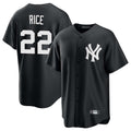 Elroe NY.Yankees #22 Ben Rice Player Black Game Home Stitched Jerseys