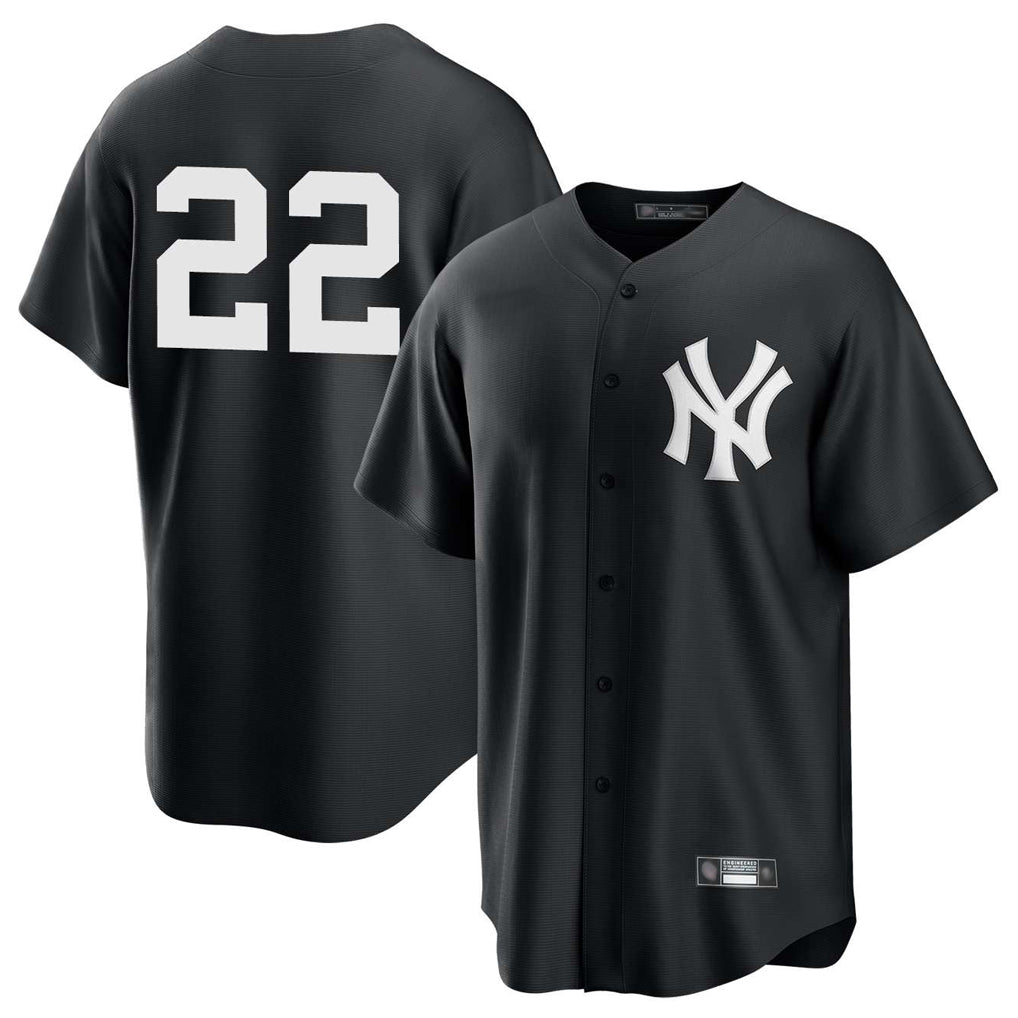 Elroe NY.Yankees #22 Ben Rice Player Black Game Stitched Jerseys