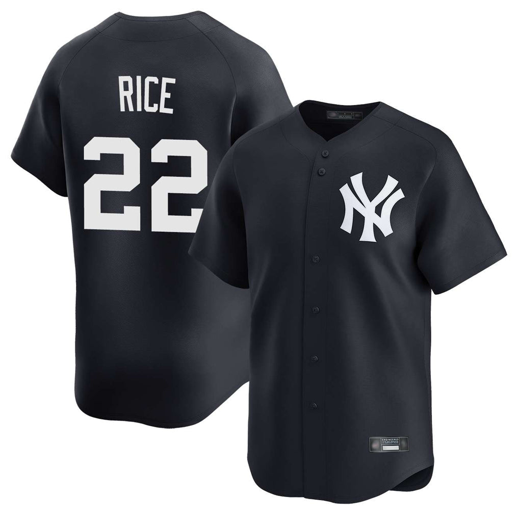 Elroe NY.Yankees #22 Ben Rice Player Navy Alternate Limited Home Stitched Jerseys