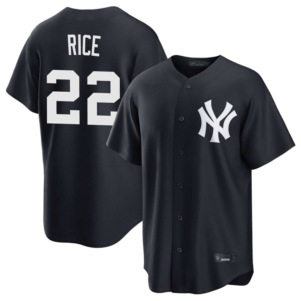 Elroe NY.Yankees #22 Ben Rice Player Navy Game Home Stitched Jerseys