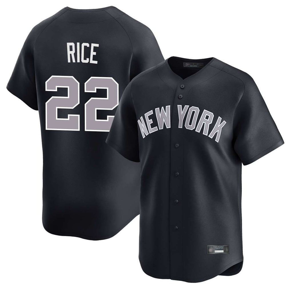 Elroe NY.Yankees #22 Ben Rice Player Navy Limited Home Stitched Jerseys