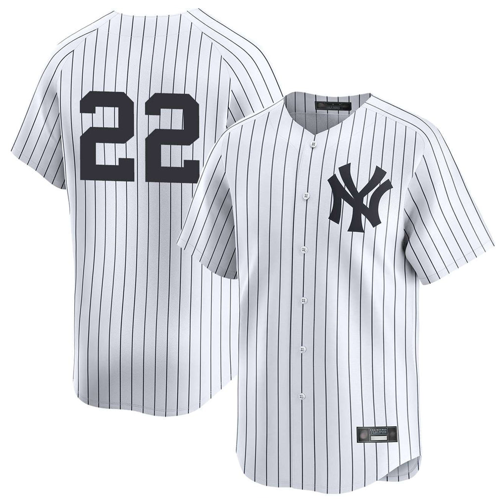 Elroe NY.Yankees #22 Ben Rice Player White Limited Stitched Jerseys