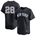 Elroe NY.Yankees #28 Austin Wells Player Navy Limited Stitched Jerseys