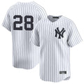 Elroe NY.Yankees NY.Yankees #28 Austin Wells Player White Limited Stitched Jerseys