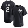 Elroe NY.Yankees #2 Derek Jeter Player Navy Limited Home Stitched Jerseys