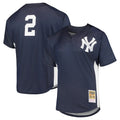 Elroe NY.Yankees #2 Derek Jeter Player Navy Mitchell & Ness Limited Stitched Jerseys