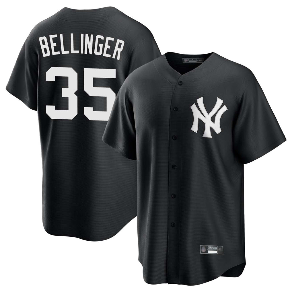 Elroe NY.Yankees #35 Cody Bellinger Player Black Game Stitched Jerseys