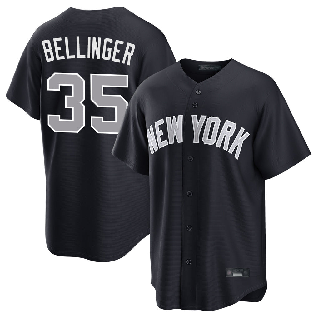 Elroe NY.Yankees #35 Cody Bellinger Player Navy Game Home Stitched Jerseys