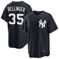 Elroe NY.Yankees #35 Cody Bellinger Player Navy Game Stitched Jerseys