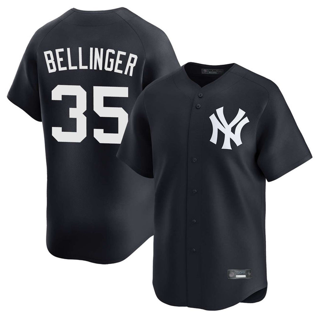 Elroe NY.Yankees #35 Cody Bellinger Player Navy Limited Game Stitched Jerseys