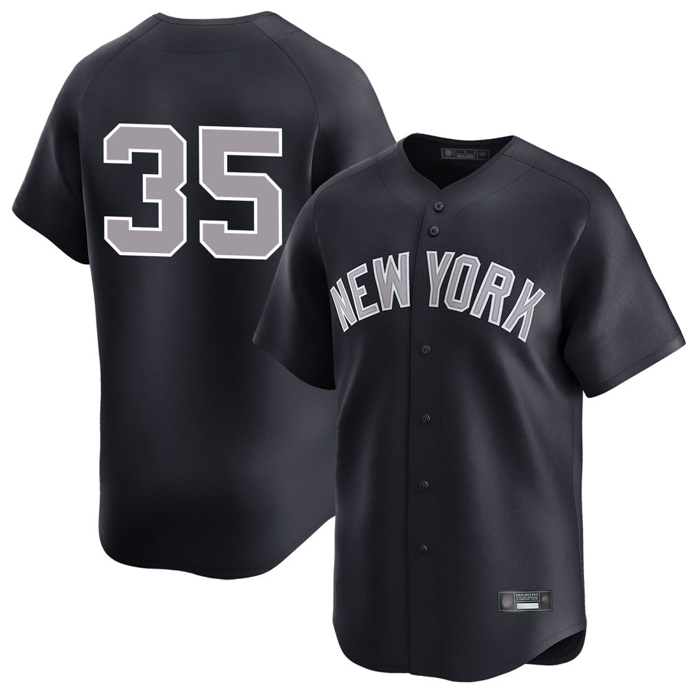 Elroe NY.Yankees #35 Cody Bellinger Player Navy Limited Home Stitched Jerseys