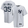 Elroe NY.Yankees #35 Cody Bellinger Player White Game Home Stitched Jerseys