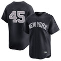 Elroe NY.Yankees #45 Gerrit Cole Player Navy Limited Game Stitched Jerseys