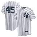 Elroe NY.Yankees #45 Gerrit Cole Player White Game Home Stitched Jerseys