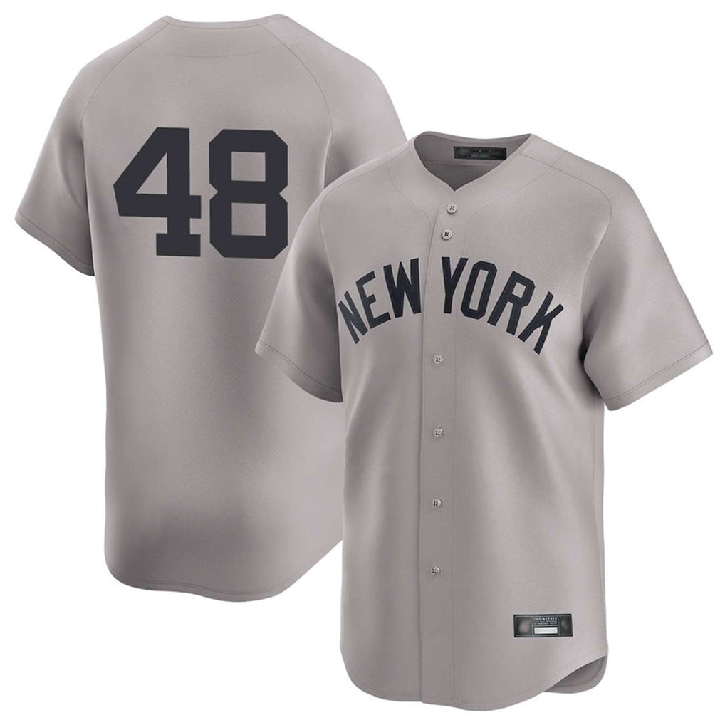 Elroe NY.Yankees #48 Paul Goldschmidt Player Gray Limited Home Stitched Jerseys