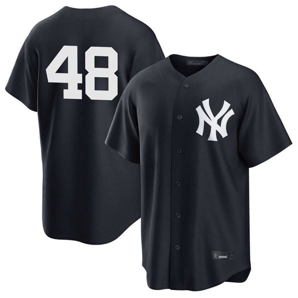 Elroe NY.Yankees #48 Paul Goldschmidt Player Navy Game Stitched Jerseys