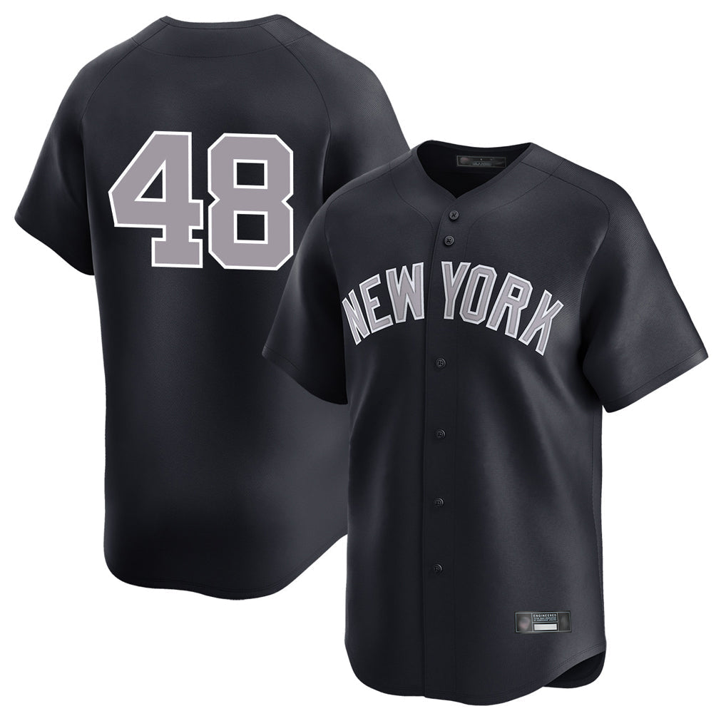 Elroe NY.Yankees #48 Paul Goldschmidt Player Navy Limited Game Stitched Jerseys
