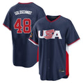Elroe NY.Yankees #48 Paul Goldschmidt Player Navy USA 2026 World Classic Limited Game Stitched Jerseys