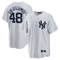 Elroe NY.Yankees #48 Paul Goldschmidt Player White Game Home Stitched Jerseys