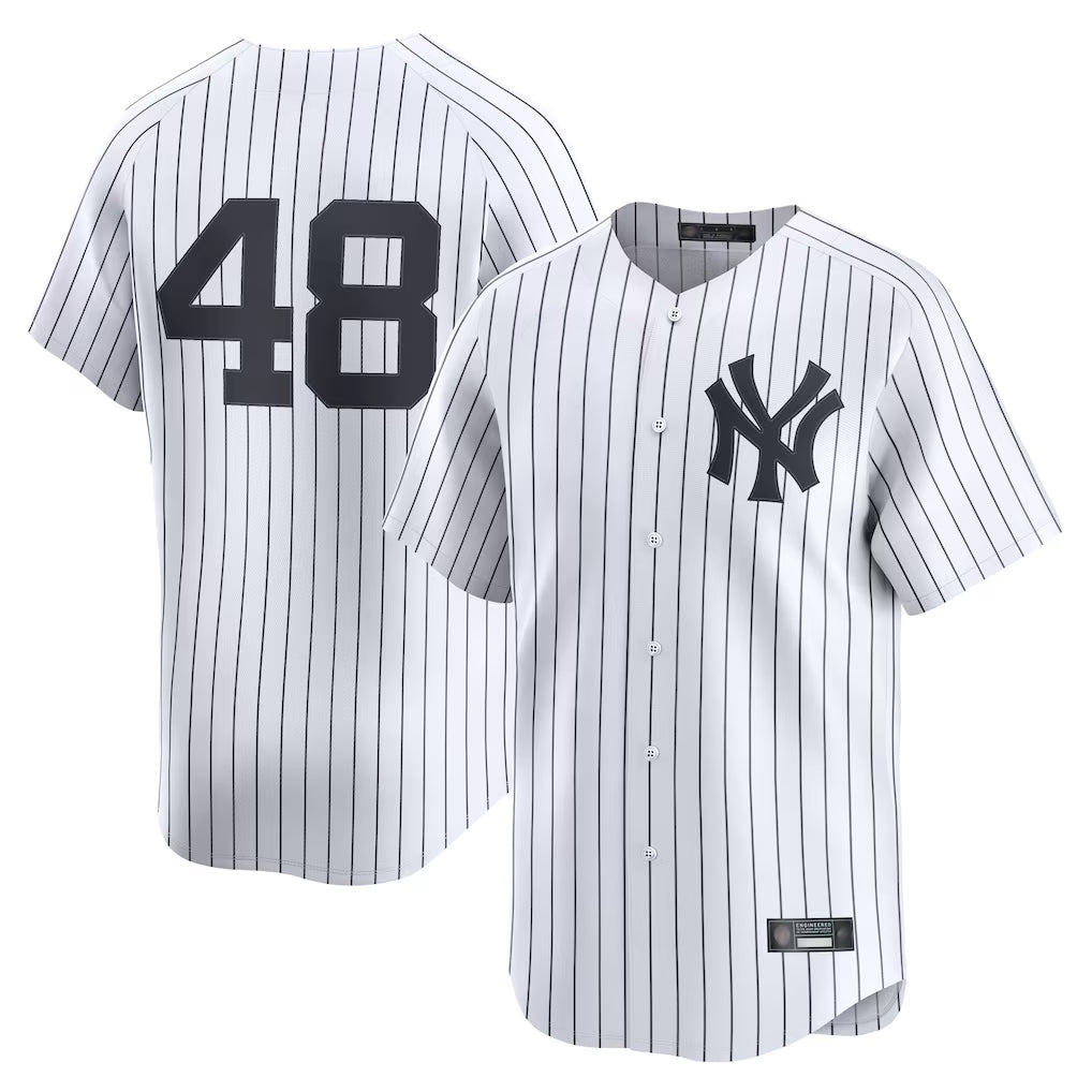 Elroe NY.Yankees #48 Paul Goldschmidt Player White Limited Home Stitched Jerseys