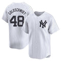 Elroe NY.Yankees #48 Paul Goldschmidt Player White Limited Stitched Jerseys