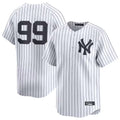 Elroe NY.Yankees #99 Aaron Judge Player White Limited Home Stitched Jerseys