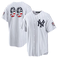 Elroe NY.Yankees #99 Aaron Judge White USA 250 Fourth of July Home Stadium Jersey