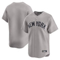 Elroe NY.Yankees Blank Player Gray Limited Home Stitched Jerseys