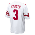 Elroe NY.ork #3 Giants Abdul Carter  White Game Stitched Jerseys