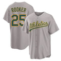 Elroe Athletics #25 Brent Rooker Gray Replica Away 2.0 Personalized Jerseys