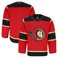 Elroe O.Senators Red Alternate Authentic Pro Jerseys