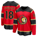 Elroe O.Senators #18 Tim Stutzle Red Alternate Breakaway Jerseys