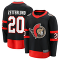 Elroe O.Senators #20 Fabian Zetterlund Black Home Breakaway Jerseys