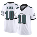 Elroe P.Eagles #10 Braden Mann Player White Limited Vapor F.U.S.E. Home Game Stitched Jerseys