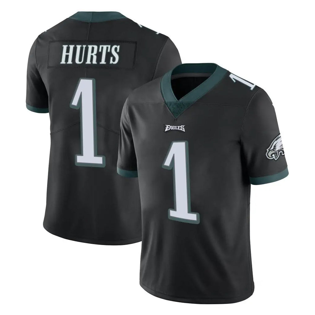 Elroe P.Eagles #1 Jalen Hurts Player Black Limited Vapor Untouchable Home Game Stitched Jerseys