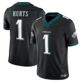 Elroe P.Eagles #1 Jalen Hurts Player Black Vapor F.U.S.E. Limited Stitched Jerseys