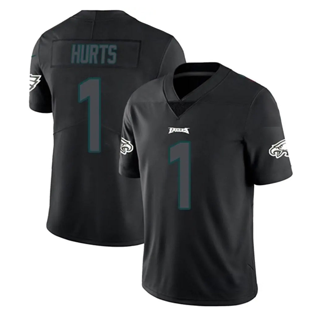 Elroe P.Eagles #1 Jalen Hurts Player Limited Black Impact Home Game Stitched Jerseys