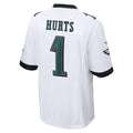 Elroe P.Eagles #1 Jalen Hurts Player White Game Stitched Jersey