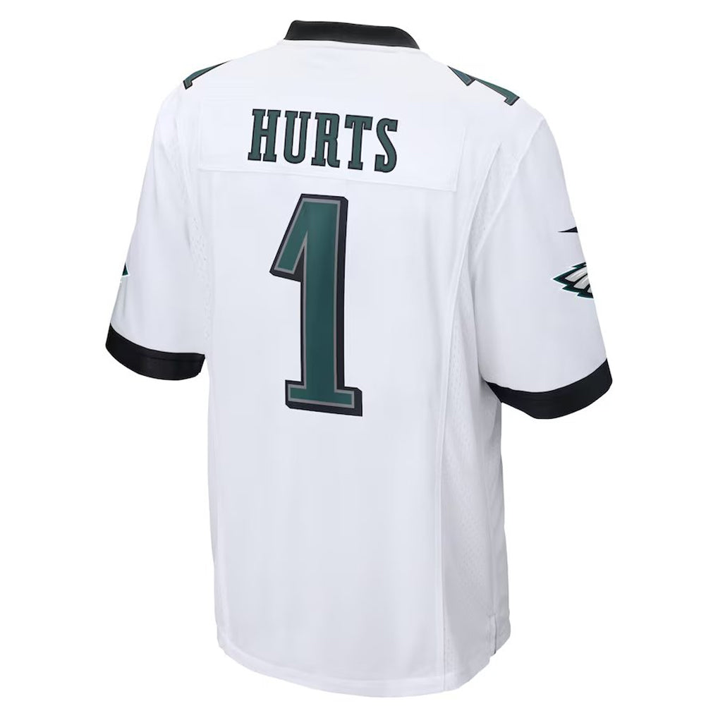 Elroe P.Eagles #1 Jalen Hurts Player White Game Stitched Jersey